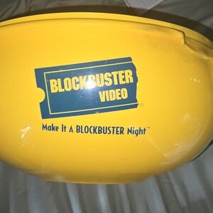 Blockbuster Video Yellow Promotional Bowl